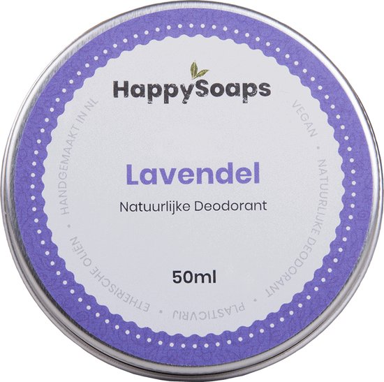HappySoaps Natuurlijke Deodorant - Lavendel