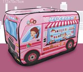 Speeltent Ijswagen icecreme auto - Kindertent - Speelhuis - Speelgoed - Pop-up
