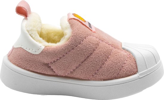 Babylini chaussures bébé Maddie - Rose - pointure 21 - antidérapantes - mocassins