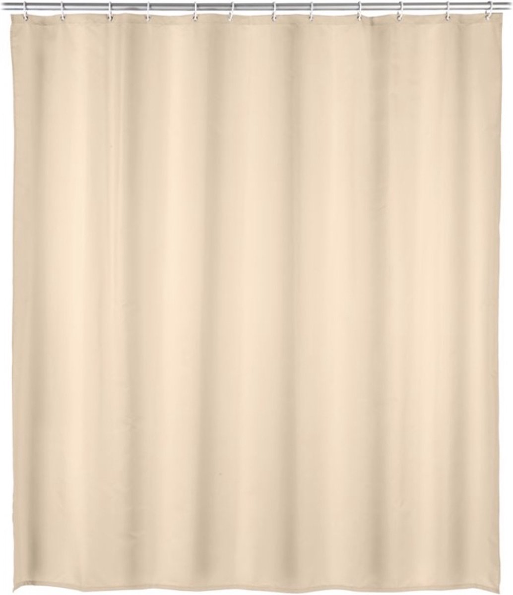 Douchegordijn Uni polyethyleen-vinylacetaat - Beige