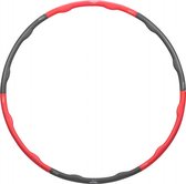 Avento Hoelahoop - 100 Cm - Foam - Zwart/Rood