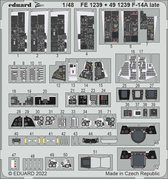 1:48 Eduard FE1239 Accessoires for F-14A late - Tamiya Photo-etch