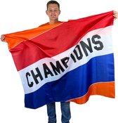 Vlag cape - Juichcape -  Champions - Voetbal - Nederlands Elftal - Hup Holland - Formule 1 - 150 x 110 cm