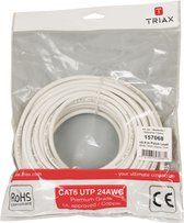 Triax CAT6 Patchkabel 15 Mtr Wit