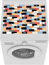 Wasmachine beschermer mat - Baksteen - Ornament - Design - Breedte 55 cm x hoogte 45 cm