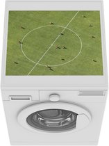 Wasmachine beschermer mat - Sport - Voetbal - Veld - Breedte 55 cm x hoogte 45 cm