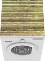 Wasmachine beschermer mat - IJzeren structuur met horizontale ribbels - Breedte 60 cm x hoogte 60 cm