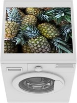 Wasmachine beschermer mat - Ananas - Fruit - Tropisch - Breedte 55 cm x hoogte 45 cm