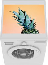 Wasmachine beschermer mat - Ananas - Fruit - Oranje - Breedte 55 cm x hoogte 45 cm