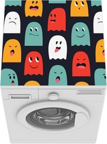 Wasmachine beschermer mat - Patroon - Pacman - Games - Spook - Breedte 60 cm x hoogte 60 cm