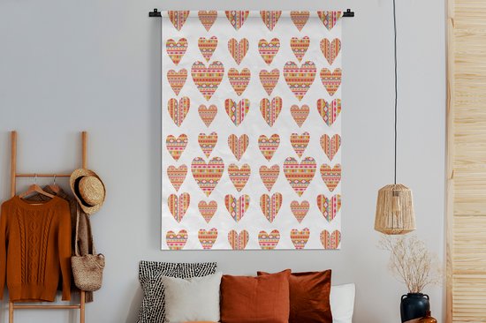 Tapisserie - Tapisserie - Coeur - Amérique du Sud - Motifs - 150x200 cm - Tapisserie