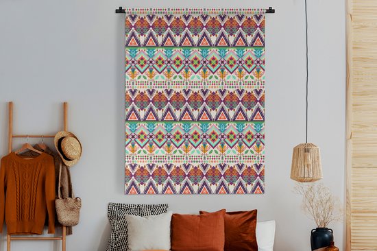 Tapisserie - Tapisserie - Aztèques - Amérique du Sud - Motifs - 150x200 cm - Tapisserie