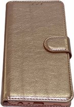 Huawei P40 Goud Rose Portemonnee Wallet Case - boek Telefoonhoesje Kunst leer - Book case