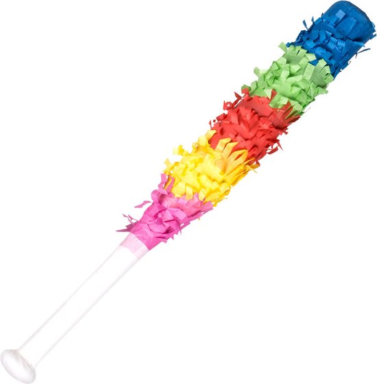 Bâton de pinata multicolore - Objet de décoration de fête