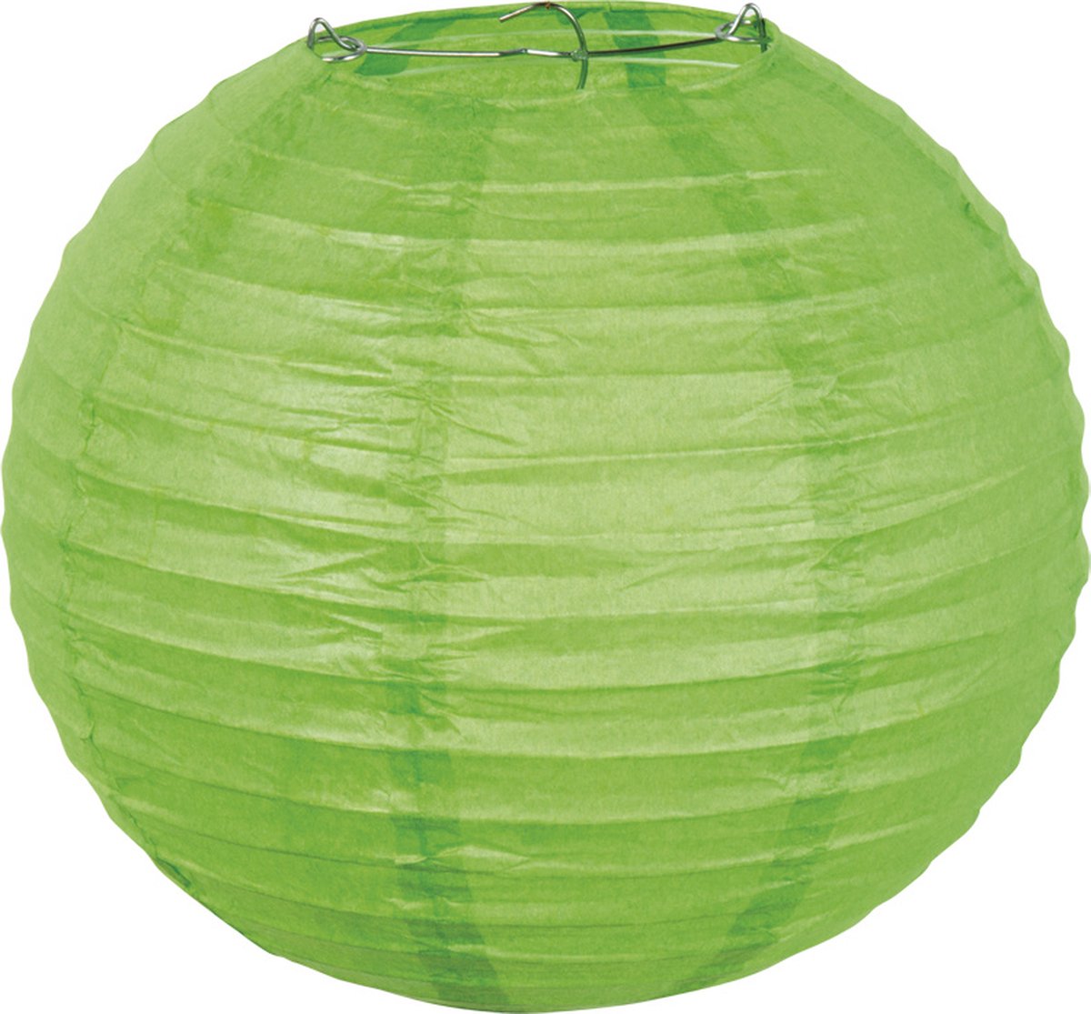Boland - Papieren lampion groen Groen - Verjaardag, Kinderfeestje, Sint Maarten