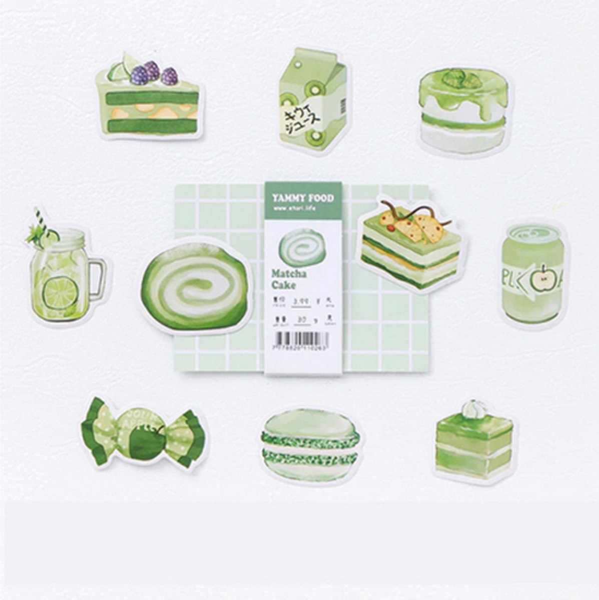 Fruit, Cupcakes & Snoep Stickers 20 stickers – Bullet Journal, Planner & Scrapbook Stickers – Sinterklaas & Kerstcadeau – Schoencadeau – Cadeaus onder €5