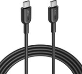 Anker PowerLine II USB-C naar USB-C 2.0 Kabel 1.8m - Zwart