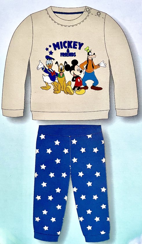 Disney- Mickey et ses amis - Pyjama - Taille 74/80