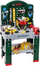 Theo Klein 8513 Bosch werkstation, met auto en beschermende accessoires