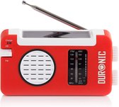 Bol.com Noodradio Duronic Hybrid AM/FM Radio | Oplaadbaar met USB Handslinger & Zonne-energie | Koptelefoon Jack Plug | Draagbaa... aanbieding