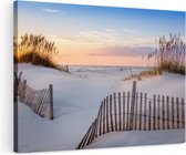 Artaza Canvas Schilderij Strand en Zee - 120x80 - Groot - Foto Op Canvas - Wanddecoratie Woonkamer