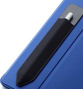 Luxe PU Lederen Houder Geschikt Voor Apple Pencil (1e/2e Gen) Styluspen - Magnetic Sleeve Case Cover Houder Hoesje - Zelfklevend - Zwart