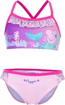 Paars/roze bikini van Peppa Pig maat 110, Mermaid