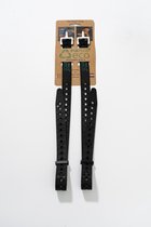 2 Fixplus straps ECO millieuvriendelijk gerecycled zwart 66cm - TPU spanband voor snel en effectief bundelen en bevestigen van fietsonderdelen, ski's, buizen, stangen, touwen en latten