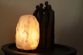 Himalaya Zoutlamp Wit (3kg) - Zoutsteen lamp - Himalayazout - LED lamp - 100% natuurlijk - 18cm - Lampen - Zoutlampen - Zoutsteen Lamp - Nachtlamp - Tafellamp - Salt Lamp - Inclusi