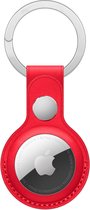BYSTER. Leren AirTag-sleutelhanger - Rood
