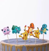 Pokémon cup cake prikkers 24 stuks