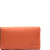 LeonDesign - portemonnee dames - portefeuille dames - oranje- leer - beurs -  dames portemonnee - dames portemonnee leer - cadeau - vrouwen cadeautjes - cadeau voor vrouw - kado vrouwen - verjaardag cadeau vrouw -  cadeau voor haar - voor haar cadeau