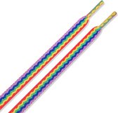 Beste Veters - Schoenveters - Regenboog veters - Veters geweven - Regenboogveters - Veters 120 cm - Veters multicolor - Cadeau