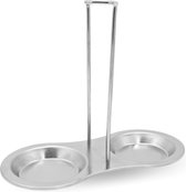 House of Husk® Pollepelhouder - Zilver - Keukengerei Houder - Lepelstandaard - RVS