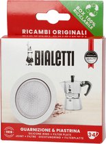 Bialetti - Filter & Siliconen Ring Brikka 2 kops & Moka Inductie 4 kops