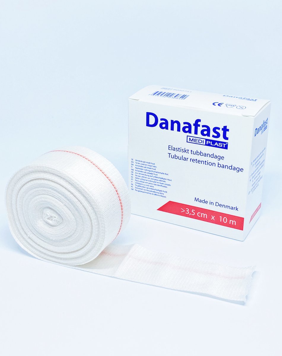 Goedkoopste Danafast Buisverband Single-way stretch 3.5cm x 10m - hand, pols en onderarm