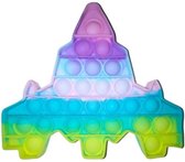 Pop IT - Straaljager - Regenboog - Pop it fidget toy goedkoop