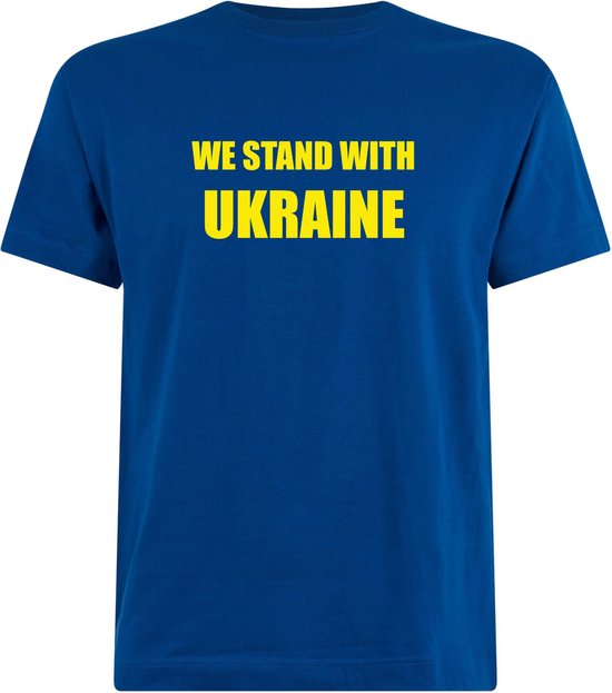 T shirt Oekraine We Stand With Ukraine | Ukraine |Shirt met Oekraine vlag | OPBRENGST NAAR OEKRAÏNE!