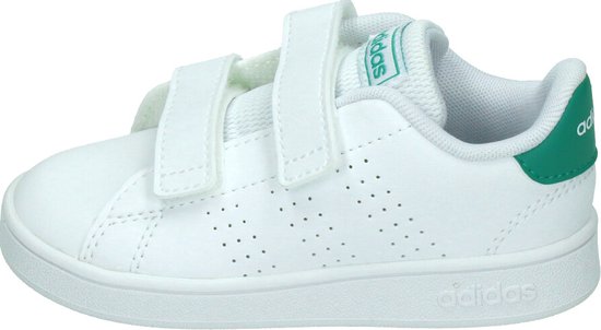 adidas Advantage I Jongens Sneakers - Ftwr White/Green/Grey Two F17 - Maat  27 | bol.com