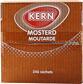 Mosterd Zakjes Klein 5 gram Merk Kern Doos 246 stuks Sachets