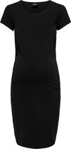 ONLY MATERNITY OLMLOVELY  S/S  O-NECK DRESS JRS Dames Jurk - Maat XS