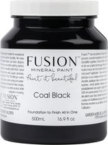 Fusion Paint - Verf - zwarte meubelverf - Coal Black - 500 ML