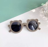 Kinderzonnebril - Zonnebrillen - Vanaf 2 jaar - UV400 Bescherming - Zonnebril - Kinder Zonnebril - Vintage - Hip - UV400 - Kinderzonnebril met oortjes - MOKKA