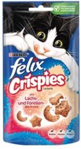 4x Felix Crispies - Kattensnacks met zalm en forel - 45g