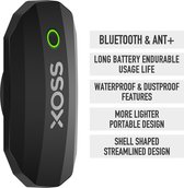 XOSS hartslagmeter, Moderne hartslagmeter, hartslagmeter, XOSS , Heart rate, heart rate monitor, Black with green lines, One size fit! , zwart met groene strepen , Een maat Fit!