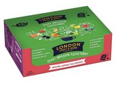 London Fruit & Herb Thee Assortiment – 80 Zakjes Vruchtenthee, 10 Builtjes met 8 Verschillende Smaken – Ideaal Cadeau voor de Thee Liefhebber