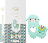 Biberoia® Bijtring alpaca - Baby - Koelbijtring - Bijtring - Bijtspeelgoed - Baby speelgoed - Badspeelgoed - Mint