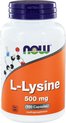 Now L-Lysine 500 mg Capsules 100 st