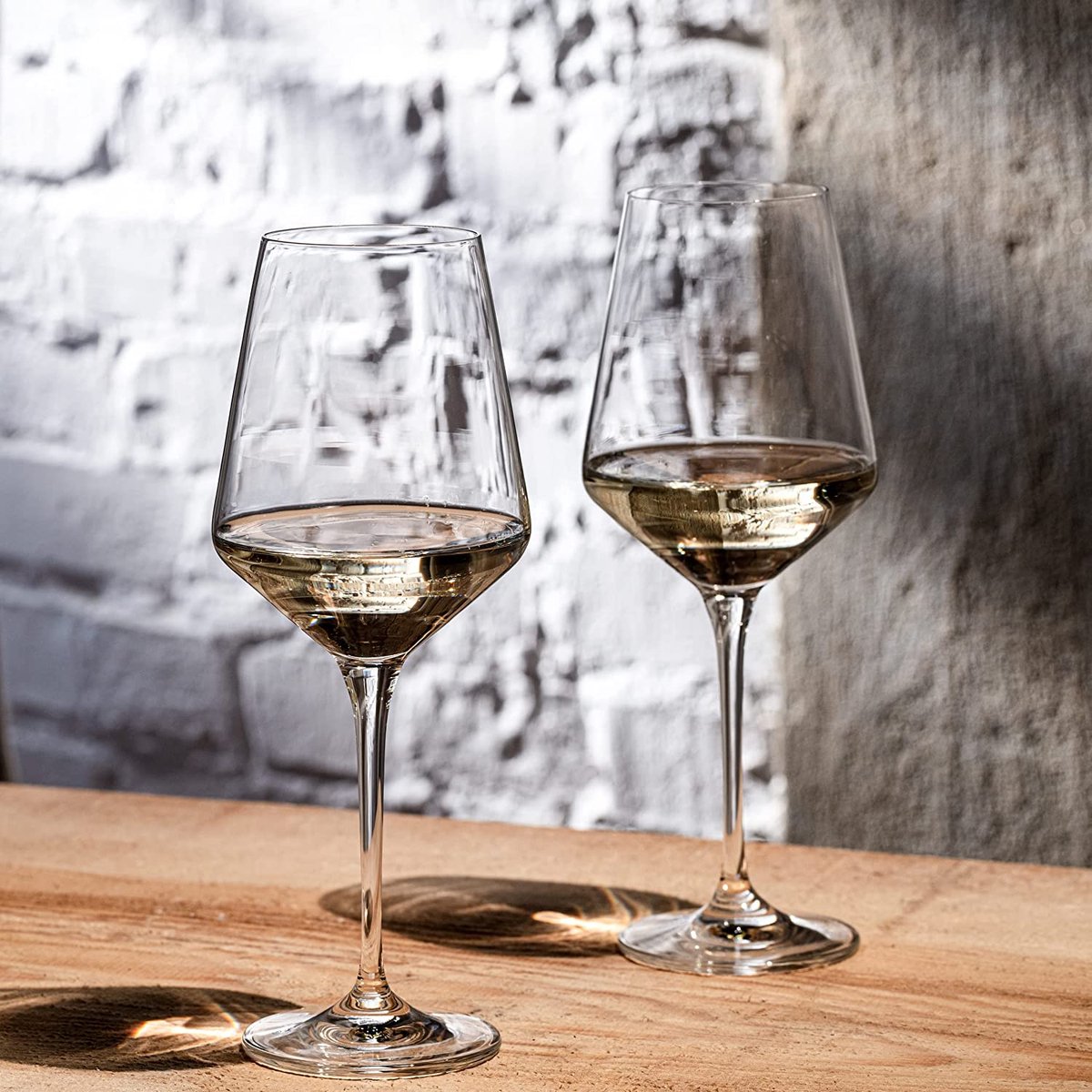 KROSNO | Hoog Witte Wijnglazen | Set van 6 - 390 ml | Avant-Garde Collectie | Loodvrij Kristalglas | Perfect voor Thuis, Restaurants en Feesten | Vaatwasser Veilig – foto 2