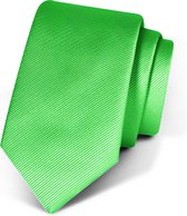 Premium Ties - Luxe Stropdas Heren - Polyester - Lichtgroen - Incl. Luxe Gift Box!